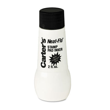 Carter's® Neat-flo Dab-on Stamp Inker, 2 Oz (59.15 Ml) Bottle, Black freeshipping - TVN Wholesale